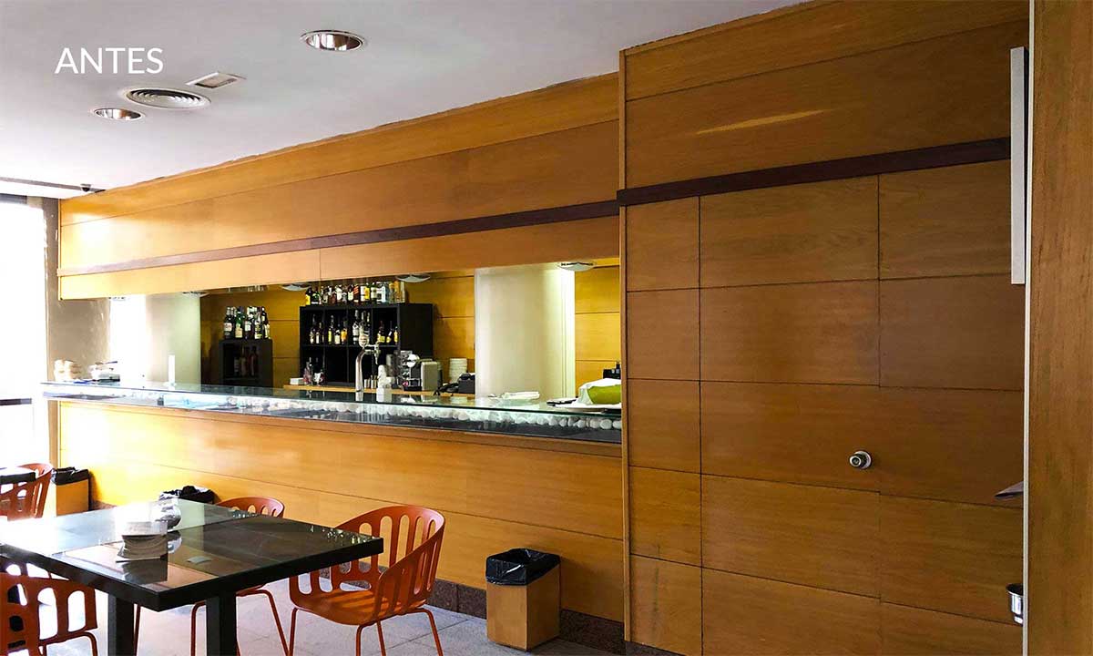 restaurante hotel revestimiento autoadhesivo infeel